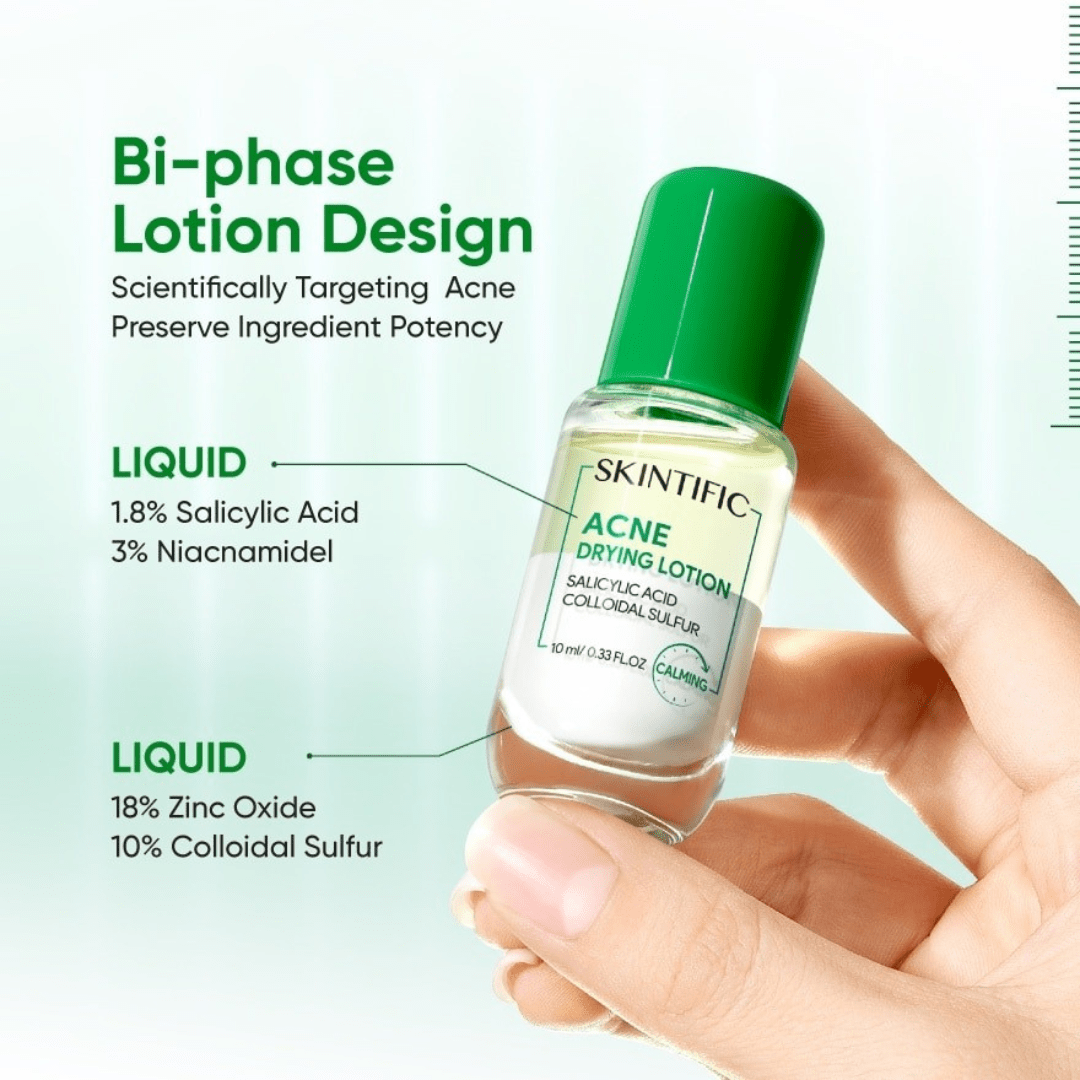 Skintific Acne Drying Lotion 10ml لوشن سكينتيفيك لتجفيف حب الشباب - Princess Cosmetics Qatar