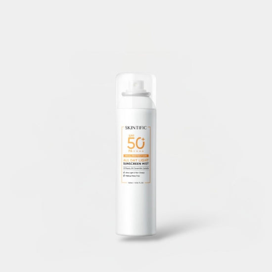 Skintific All Day Light Sunscreen Mist 120ml بخاخ واقي الشمس سكينتيفيك طوال اليوم - Princess Cosmetics Qatar
