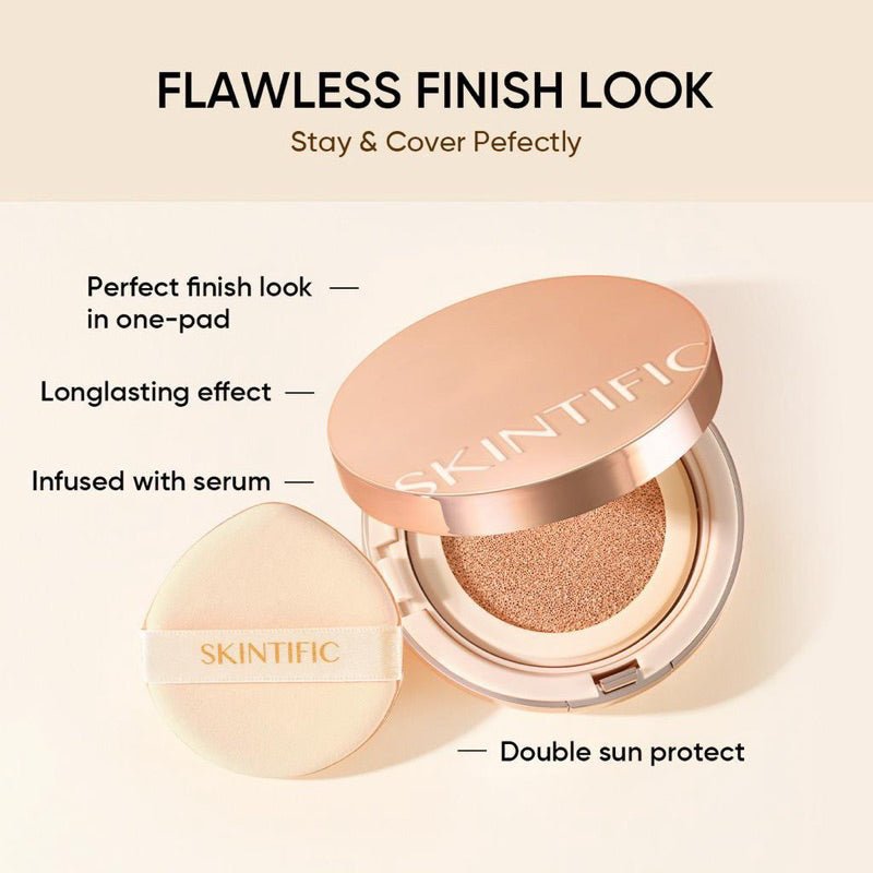 Skintific Cover All Perfect Cushion غطاء سكينتفيك كل وسادة مثالية - Princess Cosmetics Qatar