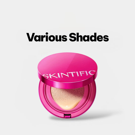 Skintific Cover Glow Perfect Pink Cushion Foundation 11g كريم أساس سكينتيفيك كوفر جلو بيرفكت بينك كوشن - Princess Cosmetics Qatar