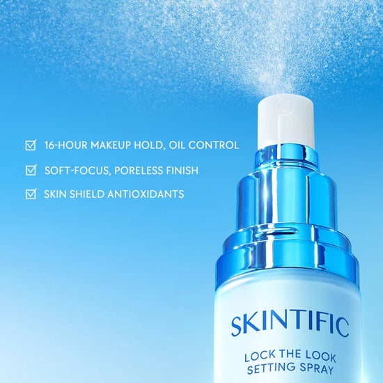Skintific Lock the Look Setting Spray 80ml بخاخ تثبيت الإطلالة سكينتيفيك، ثبتي إطلالتك - Princess Cosmetics Qatar