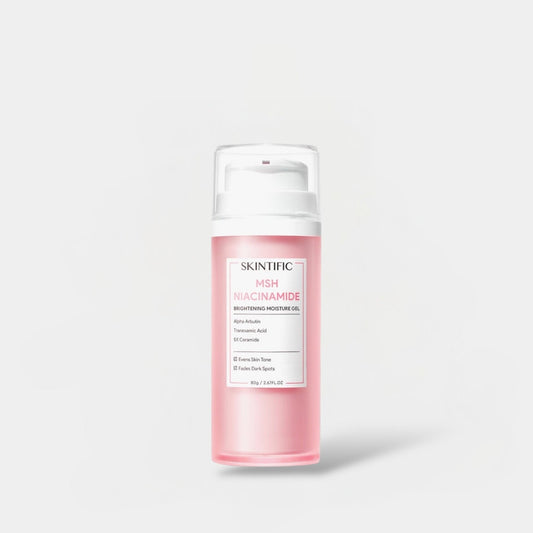 Skintific MSH Niacinamide Brightening Moisture Gel 80g سكينتفيك MSH نياسيناميد جل مرطب لتفتيح البشرة - Princess Cosmetics Qatar