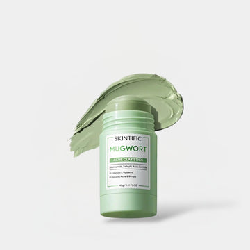 Skintific Mugwort Acne Clay Stick 40g نبتة موجورت البشرة حب الشباب الطين عصا - Princess Cosmetics Qatar