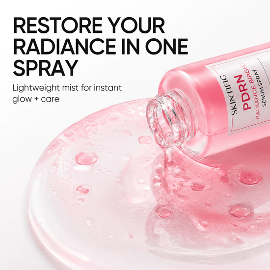Skintific PDRN Radiance Bright Serum Spray 100ml بخاخ سيروم سكينتيفيك بي دي آر إن لتفتيح البشرة - Princess Cosmetics Qatar