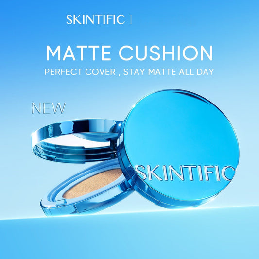 Skintific Perfect Stay Velvet Matte Cushion وسادة مخملية مطفية مثالية من سكينتيفيك - Princess Cosmetics Qatar