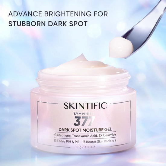 Skintific Symwhite 377 Dark Spot Moisture Gel 30g. سكينتيفيك سيموايت 377 جل ترطيب البقع الداكنة - Princess Cosmetics Qatar