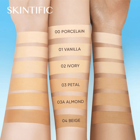 Skintific Ultra Cover Powder Foundation 9g كريم أساس بودرة سكينتيفيك ألترا كوفر - Princess Cosmetics Qatar