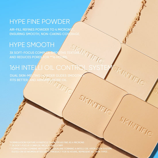 Skintific Ultra Cover Powder Foundation 9g كريم أساس بودرة سكينتيفيك ألترا كوفر - Princess Cosmetics Qatar
