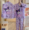 Sleepwear Long Pants (with collar). ملابس النوم السراويل الطويلة (مع ذوي الياقات البيضاء) - Princess Cosmetics Qatar