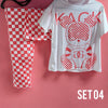 Sleepwear Set (Shirt, Short, Pants). طقم ملابس نوم (قميص، شورت، بنطلون) - Princess Cosmetics Qatar