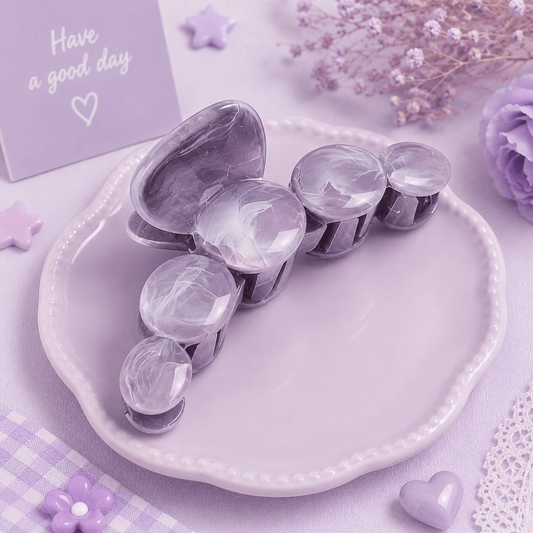 Small Gradient Marble Clips مشابك رخامية صغيرة متدرجة الألوان - Princess Cosmetics Qatar