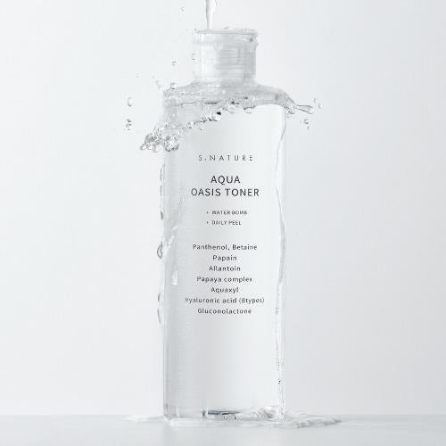 S.Nature Aqua Oasis Toner 300ml تونر أكوا أواسيس من إس. نيتشر - Princess Cosmetics Qatar