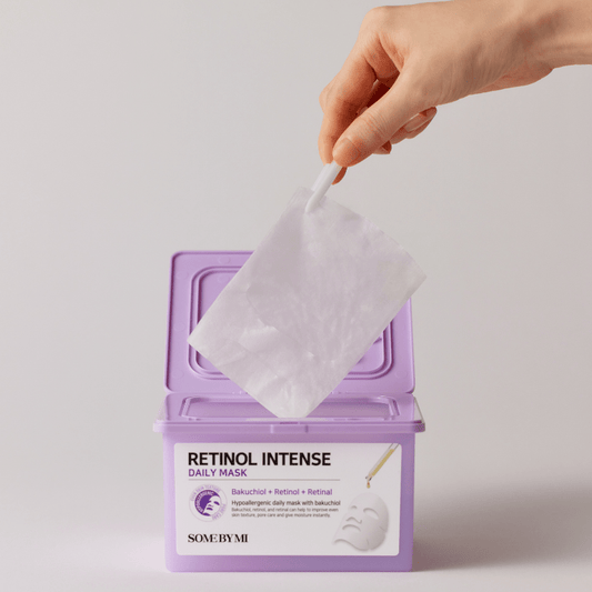 Somebymi Retinol Intense Daily Mask (30 Sheets). سومبيمي ريتينول مكثف قناع يومي مكثف - Princess Cosmetics Qatar