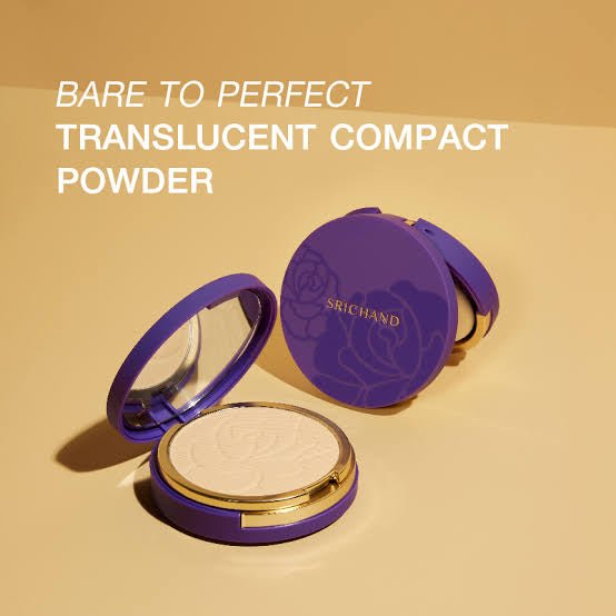 Srichand Bare to Perfect Translucent Compact Powder 9g بودرة مضغوطة شفافة من سريتشاند بير تو بيرفكت - Princess Cosmetics Qatar