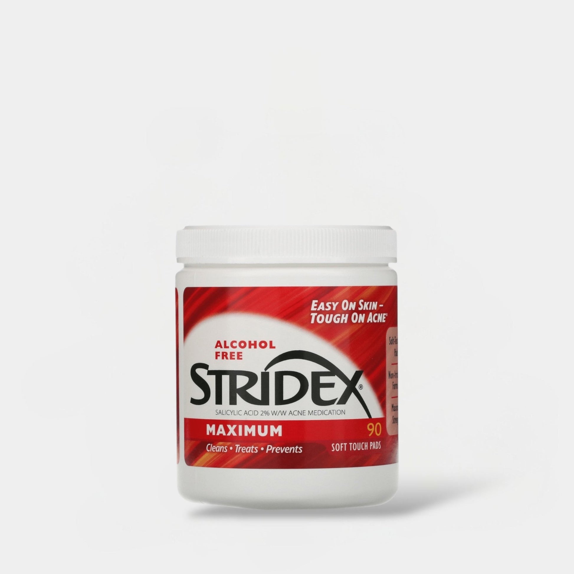 Stridex Medicated Acne Pads (90 Pads) مناديل سترايدكس الطبية لعلاج حب الشباب - Princess Cosmetics Qatar