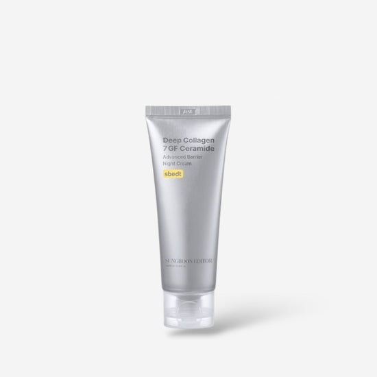 Sungboon Editor Deep Collagen 7GF Ceramide Advanced Barrier Night Cream 50ml كريم سونغبون إديتور الليلي المتطور لحماية حاجز البشرة، غني بالكولاجين 7GF والسيراميد. - Princess Cosmetics Qatar