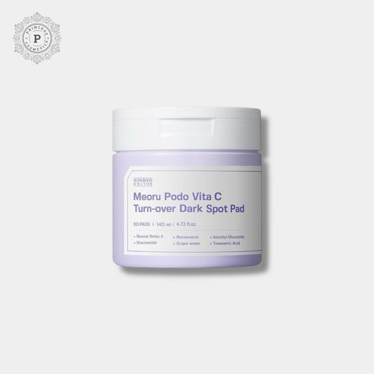 Sungboon Editor Meoru Podo Vita C Turn - over Dark Spot Pad (60 Pads) محرر سونغ بون ميورو بودو فيتا سي اقلب لوحة بقعة داكنة - Princess Cosmetics Qatar