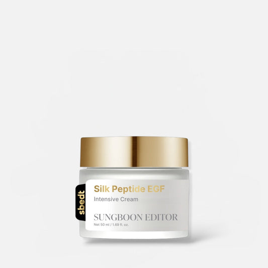 Sungboon Editor Silk Peptide EGF Intensive Cream 50ml كريم سونغبون إديتور سيلك ببتيد إي جي إف المكثف - Princess Cosmetics Qatar