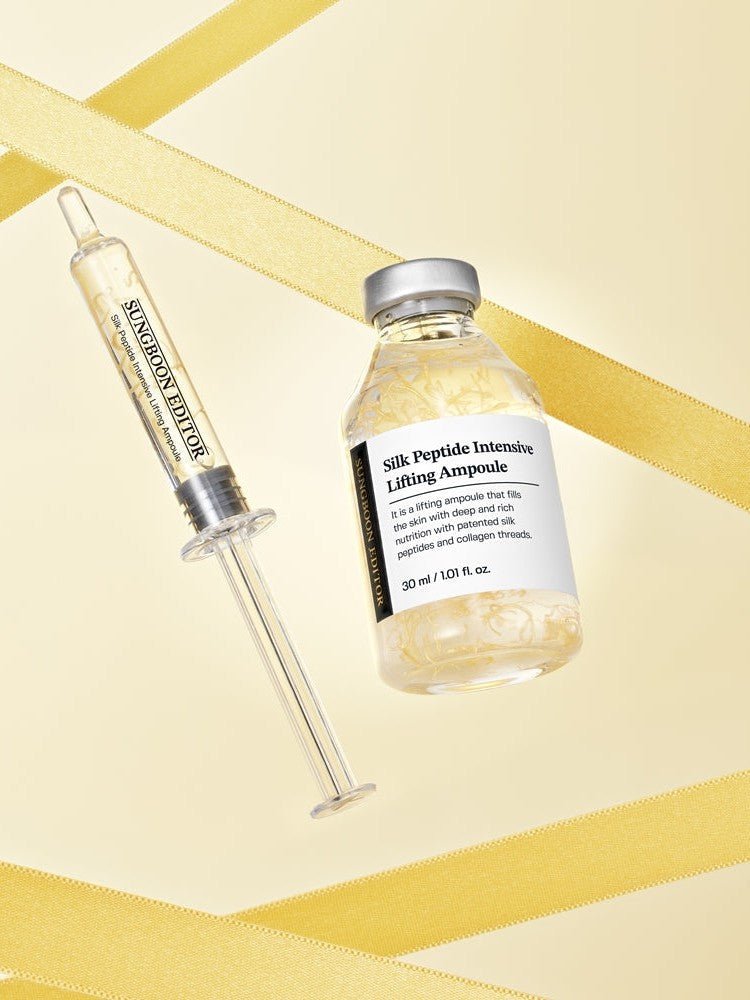Sungboon Editor Silk Peptide Intensive Lifting Ampoule 35ml أمبولة رفع مكثفة من سيلك ببتيد من سونغ بون - Princess Cosmetics Qatar