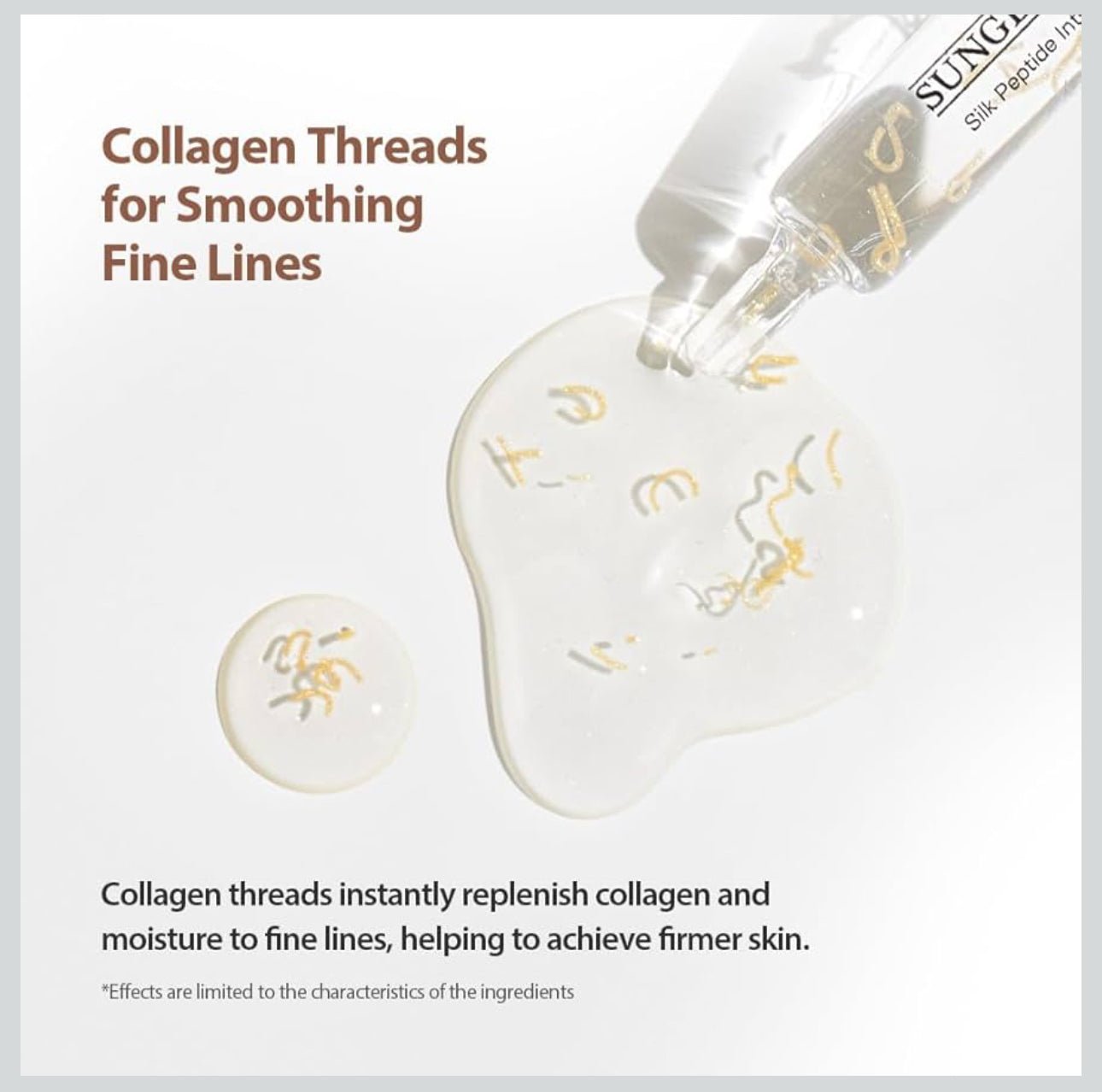 Sungboon Editor Silk Peptide Intensive Lifting Ampoule 35ml أمبولة رفع مكثفة من سيلك ببتيد من سونغ بون - Princess Cosmetics Qatar