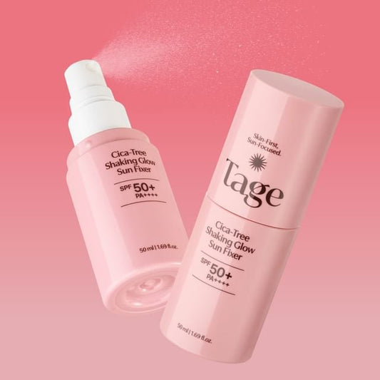 Tage Cica-Tree Shaking Glow Sun Fixer 50ml مثبت الشمس تاج سيكا-تري المتوهج - Princess Cosmetics Qatar