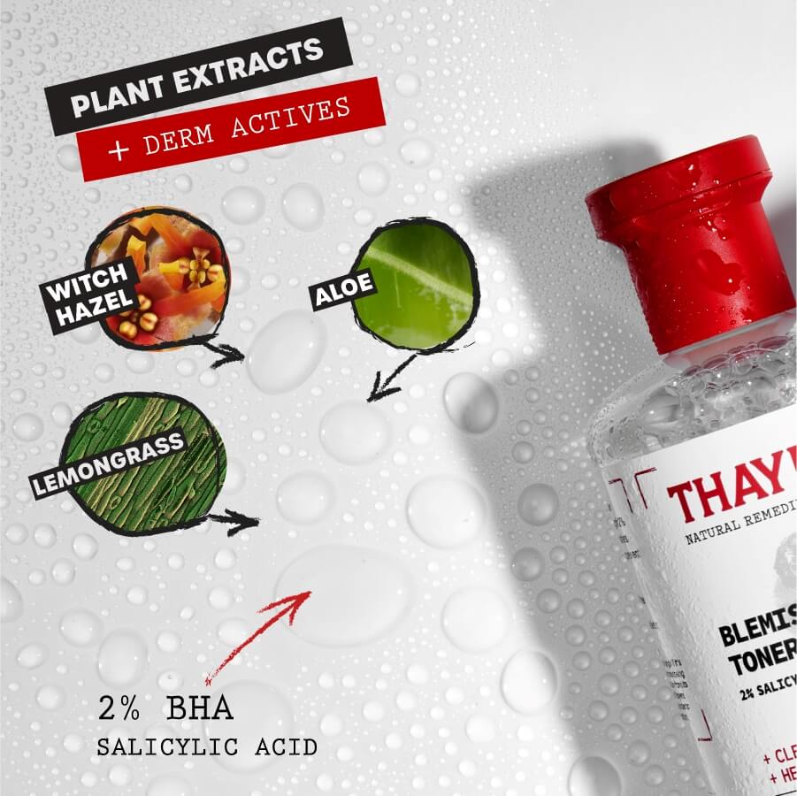 Thayers Blemish Clearing 2% BHA Toner 355ml تونر ثايرز لإزالة الشوائب 2% BHA - Princess Cosmetics Qatar