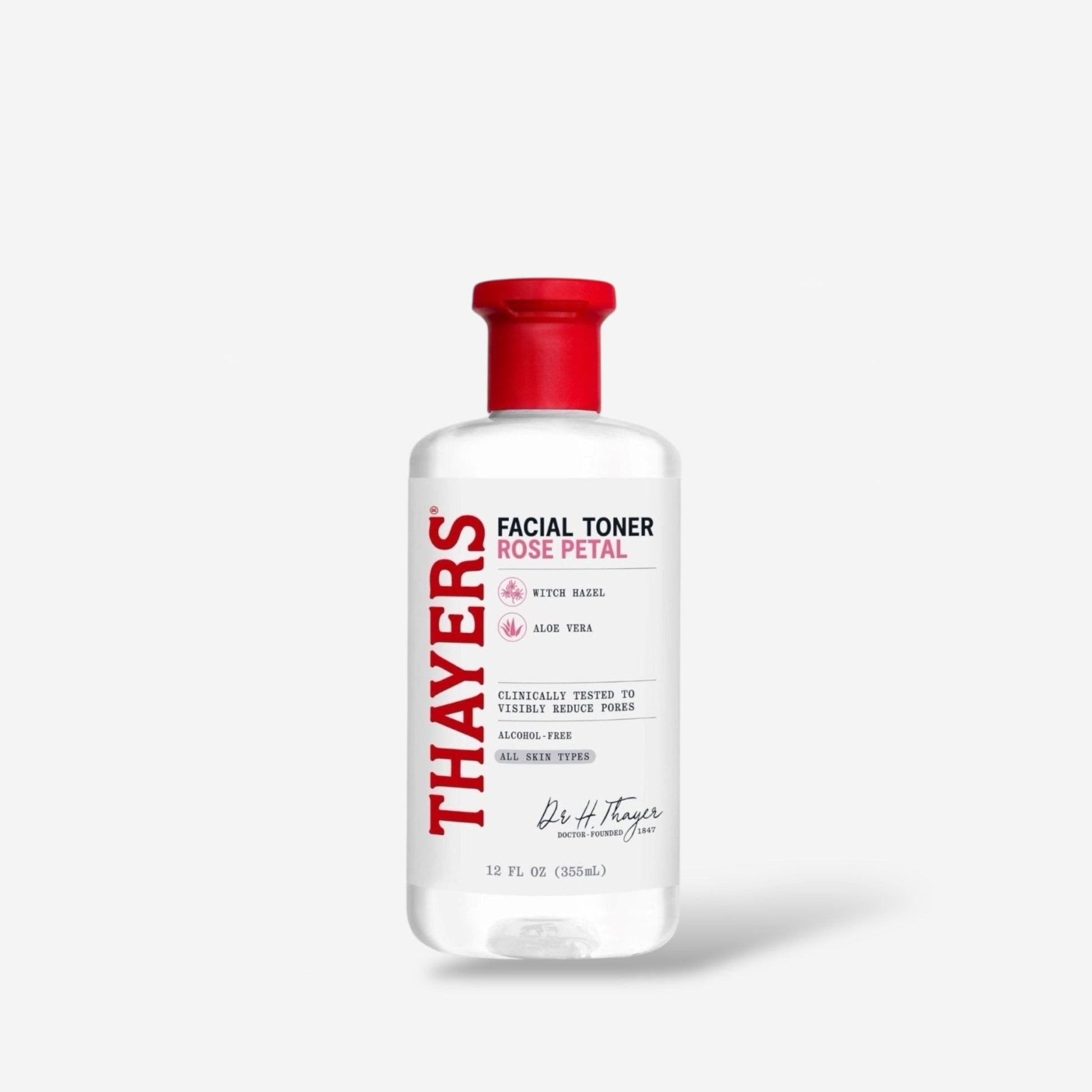Thayers Facial Toner - Rosepetal 355ml تونر الوجه من ثايرز - بتلات الورد - Princess Cosmetics Qatar