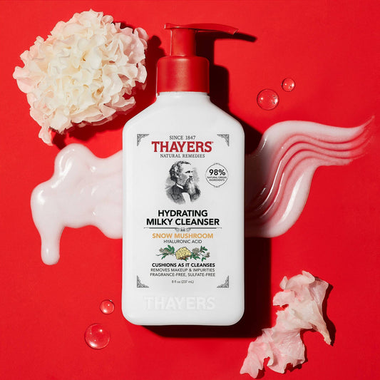 Thayers Hydrating Milky Cleanser 237ml منظف ثايرز الحليبي المرطب - Princess Cosmetics Qatar