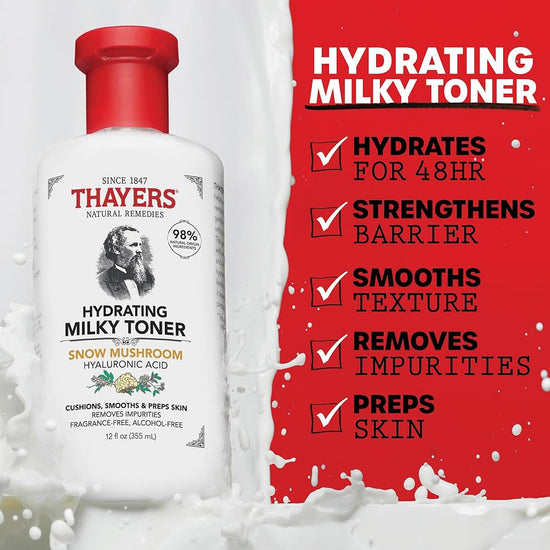 Thayers Hydrating Milky Toner 355ml تونر حليبي مرطب من ثايرز - Princess Cosmetics Qatar