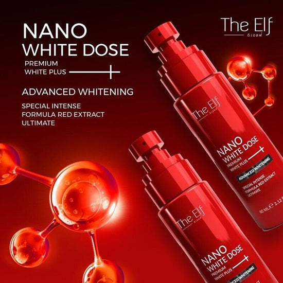 The Elf Nano White Dose 60ml. ذا إلف نانو وايت دوز 60 مل - Princess Cosmetics Qatar