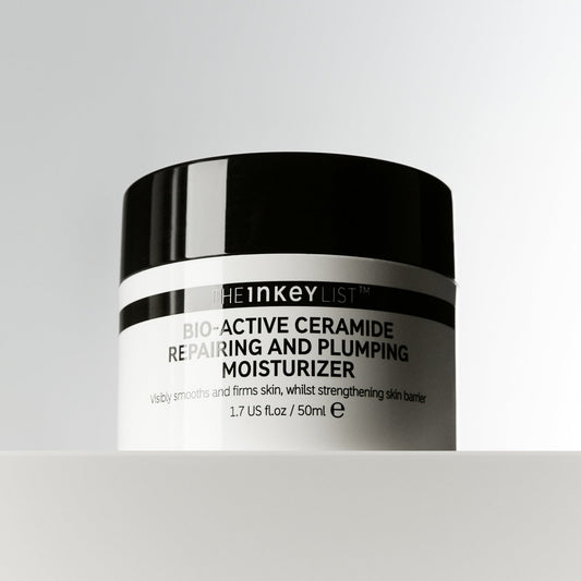 The Inkey List Bio - Active Ceramide Repairing and Plumping Moisturizer 50ml. مرطب السيراميد الحيوي النشط لإصلاح البشرة وتنعيمها من إنكي ليست، 50 مل - Princess Cosmetics Qatar