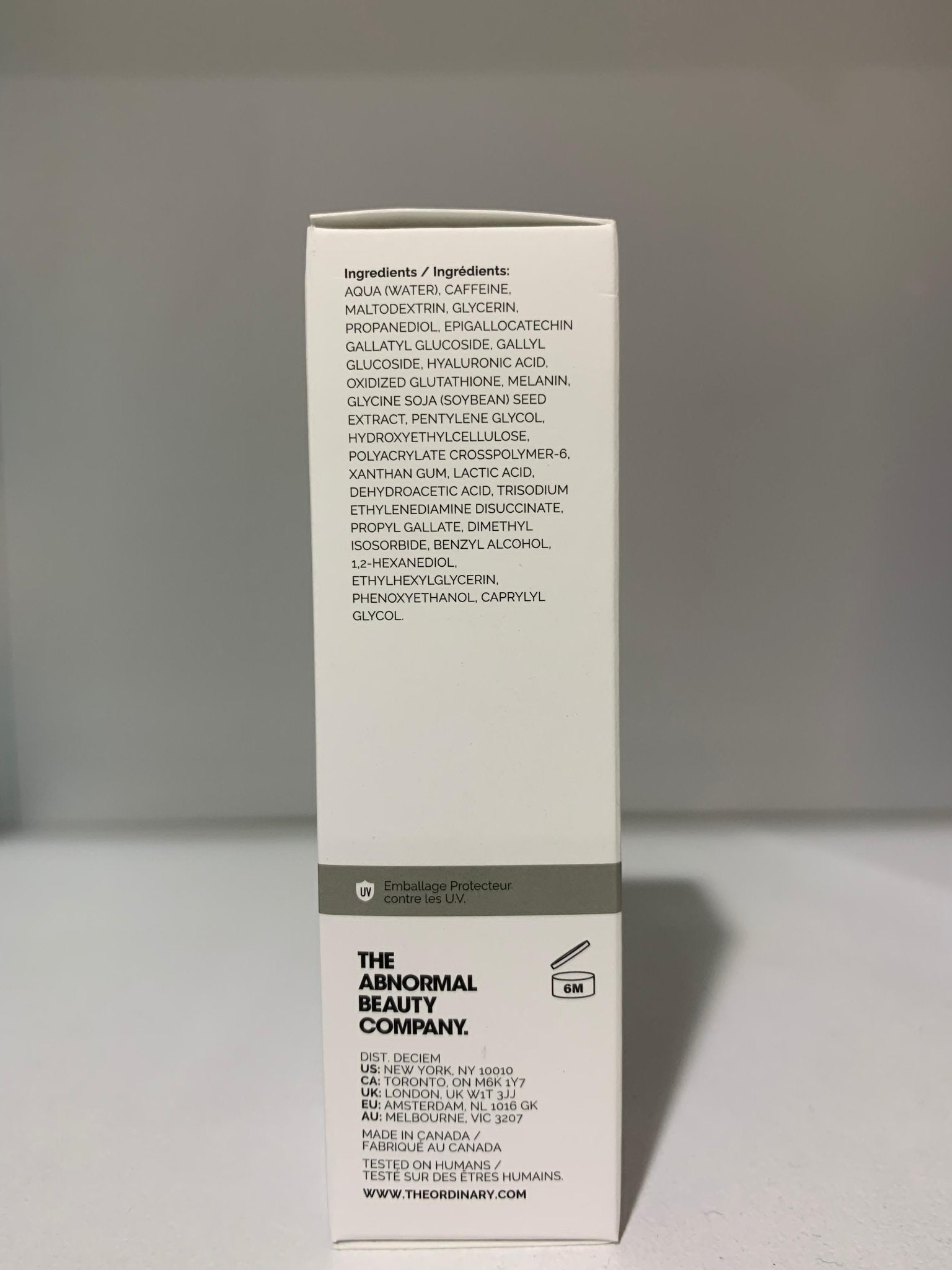 The Ordinary Caffeine Solution 5% EGCG 30ml (KOREAN VERSION). ذا اورديناري محلول الكافيين 5% EGCG 30 مل (النسخة الكورية) - Princess Cosmetics Qatar