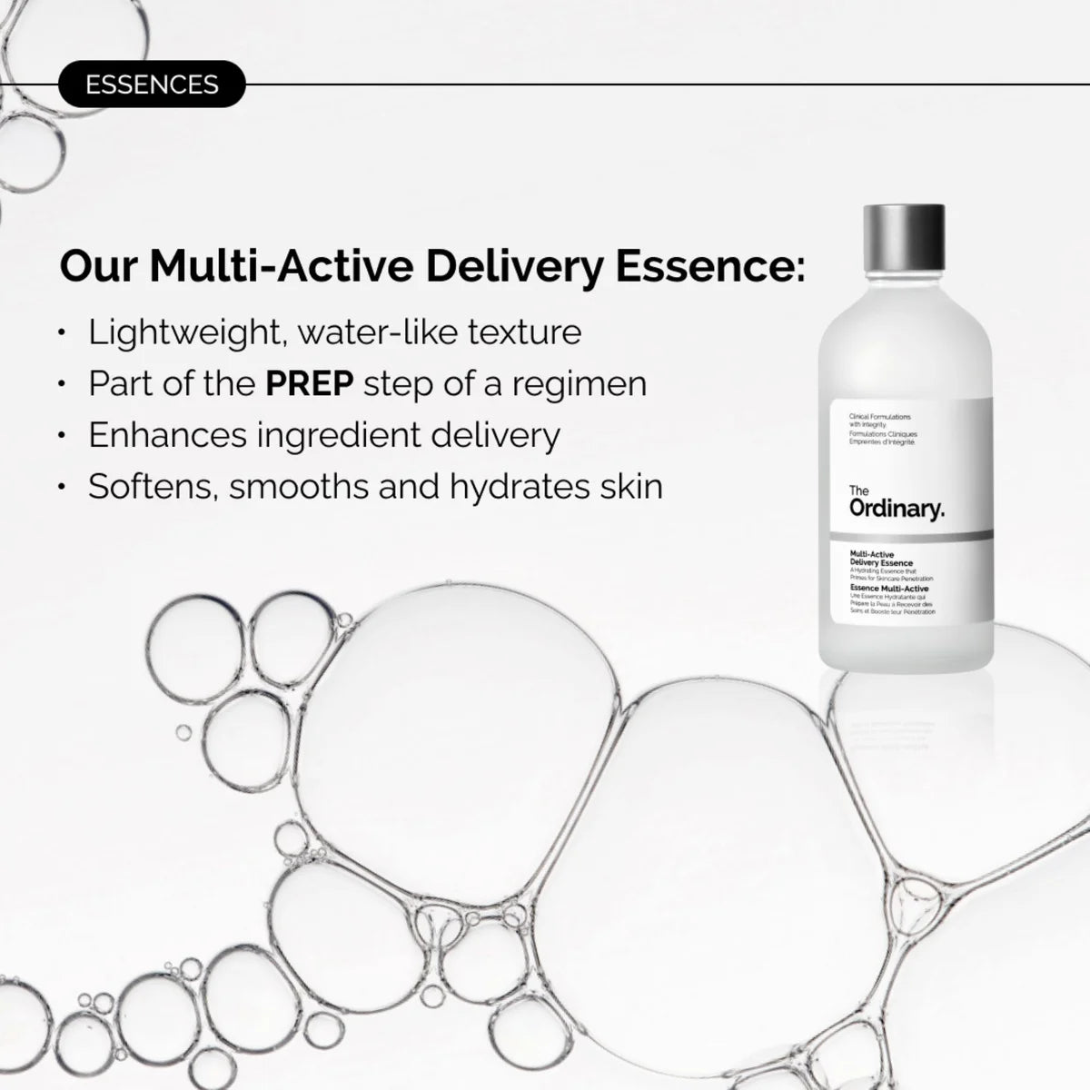 The Ordinary Multi - Active Delivery Essence 100ml خلاصة التوصيل متعددة الأنشطة العادية - Princess Cosmetics Qatar