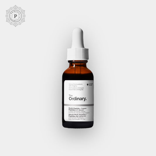 The Ordinary Multi - Peptide + Copper Peptides 1% Serum 30ml. ذا اورديناري سيروم متعدد الببتيد + ببتيدات النحاس 1% 30 مل - Princess Cosmetics Qatar