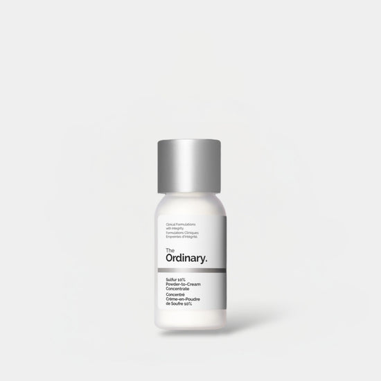 The Ordinary Sulfur 10% Powder to Cream Concentrate 5g مسحوق الكبريت العادي 10% إلى كريم مركّز - Princess Cosmetics Qatar