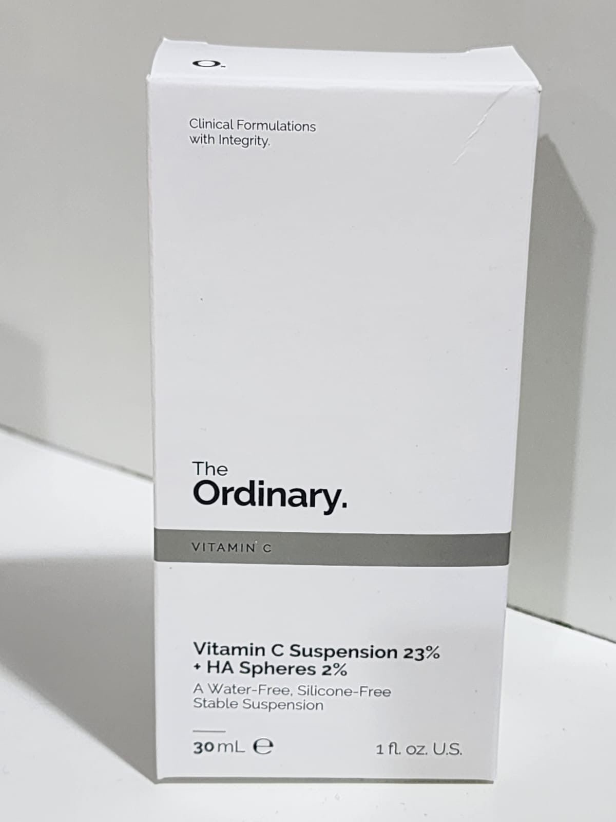 The Ordinary Vitamin C Suspension 23% + HA Spheres 2% 30ml (KOREAN VERSION). ذا اوردناري فيتامين سي معلق 23% + HA 2% 30 مل (النسخة الكورية) - Princess Cosmetics Qatar