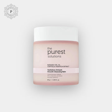 The Purest Solutions Hydration - Infused Smooth Cleansing Balm 85g. تا بيرست سولوسن بلسم تنظيف ناعم غني بالترطيب 85 جم - Princess Cosmetics Qatar