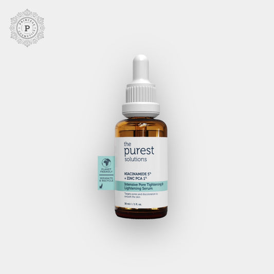 The Purest Solutions Intensive Pore Tightening & Lightning Serum 30ml. تا بيرست سولوسن سيروم لتضييق وتفتيح المسام بشكل مكثف 30 مل - Princess Cosmetics Qatar