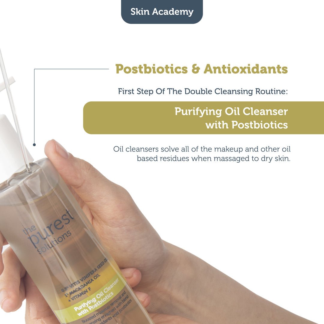 The Purest Solutions Purifying Oil Cleanser with Postbiotics 150ml. تا بيرست سولوسن منظف الزيت المنقي مع بوستبيوتيكس 150 مل - Princess Cosmetics Qatar