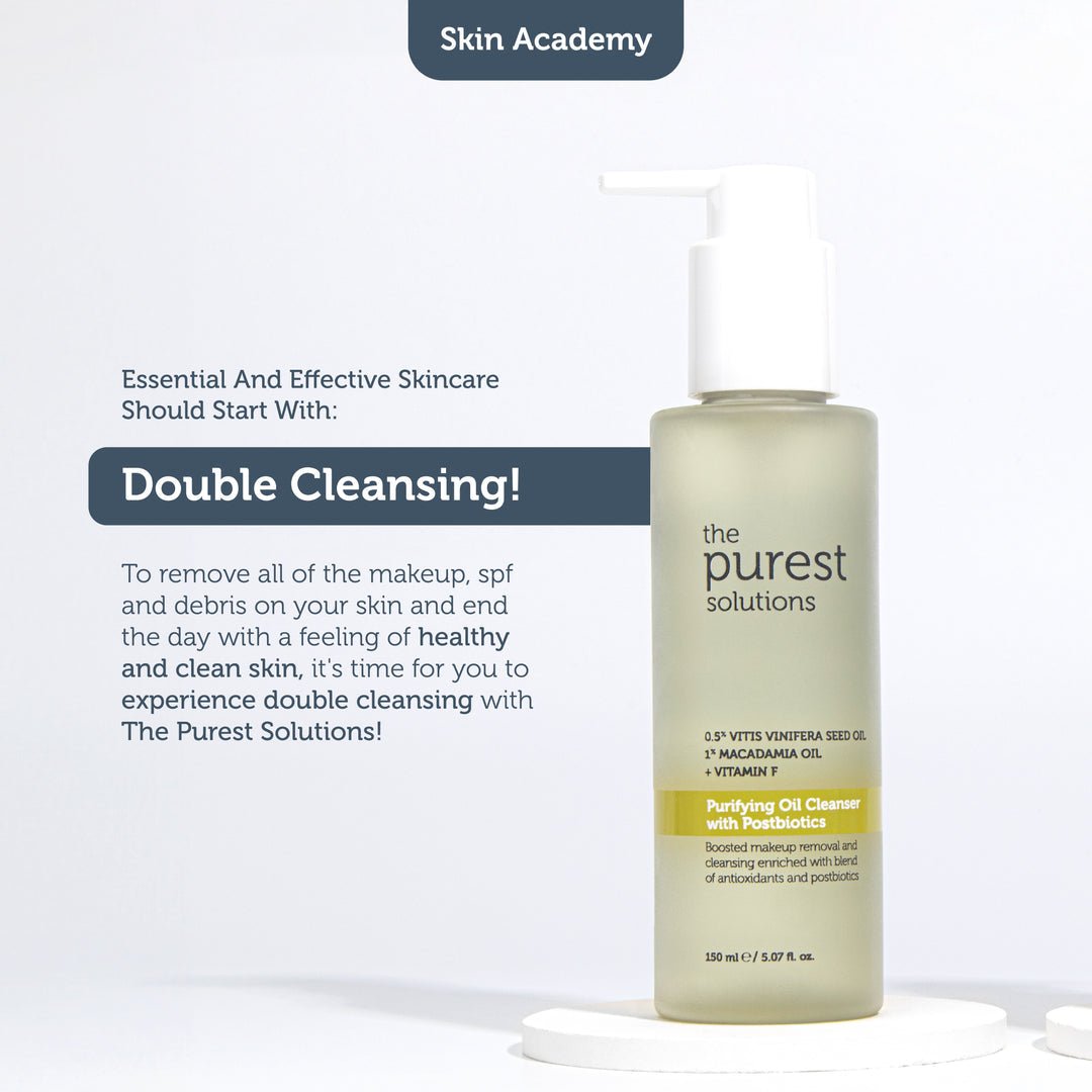 The Purest Solutions Purifying Oil Cleanser with Postbiotics 150ml. تا بيرست سولوسن منظف الزيت المنقي مع بوستبيوتيكس 150 مل - Princess Cosmetics Qatar