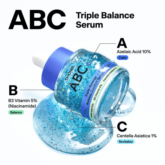 Thome ABC Triple - Synergy Redness Comfort Serum 30ml سيروم ثوم إيه بي سي ثلاثي التآزر لتخفيف الاحمرار - Princess Cosmetics Qatar