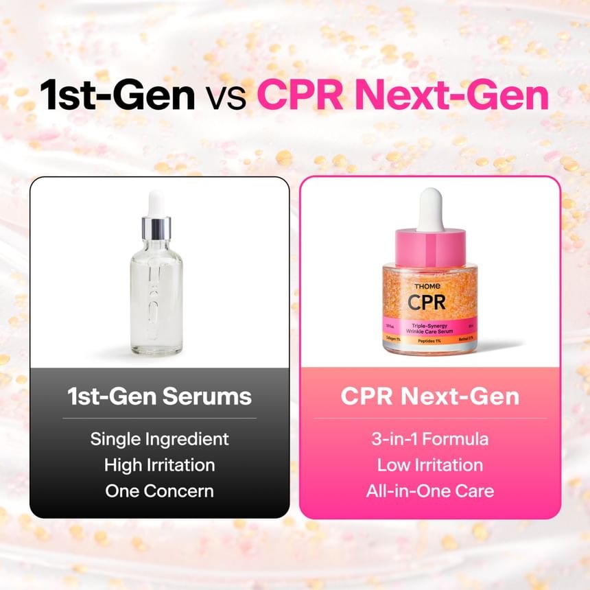 Thome CPR Triple - Synergy Wrinkle Care Serum 30ml سيروم ثوم للعناية بالتجاعيد بتقنية التآزر الثلاثي - Princess Cosmetics Qatar