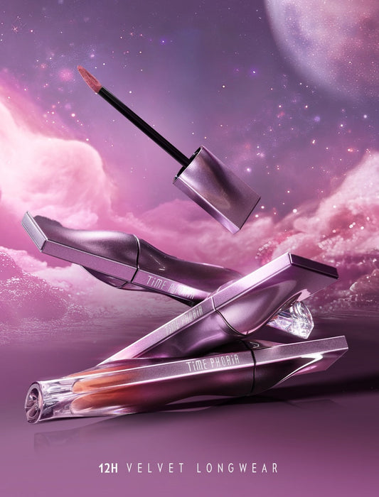 Timephoria Nebula Velvet Lip Cream كريم الشفاه سديم المخملي من تايمفوريا - Princess Cosmetics Qatar