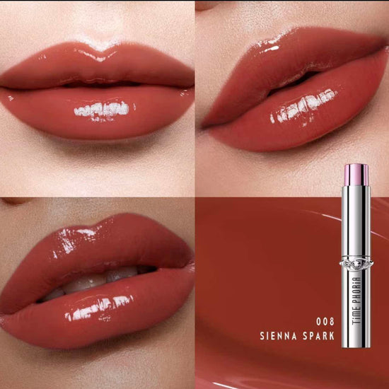 Timephoria Spectra Ultra Stay-Shine Transfer Proof Lip Vinyl أحمر شفاه تيمفوريا سبكترا ألترا ستاي-شاين المقاوم للانتقال - Princess Cosmetics Qatar