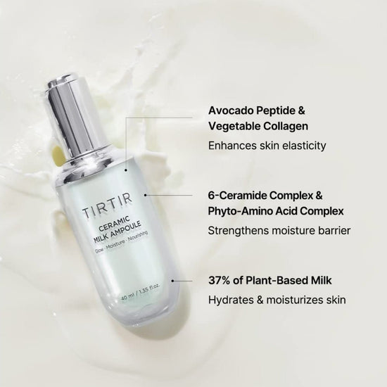 Tirtir Ceramic Milk Ampoule 40ml أمبولة حليب سيراميك تيرتير - Princess Cosmetics Qatar