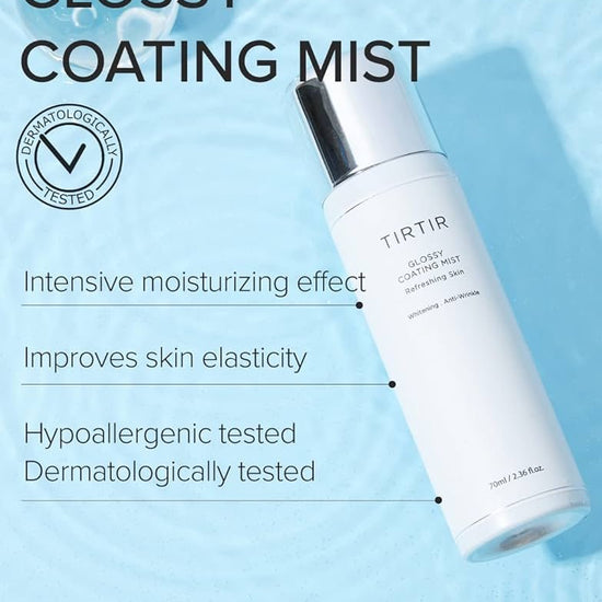 Tirtir Glossy Coating Mist 70ml. رذاذ طلاء لامع من تيرتير - Princess Cosmetics Qatar