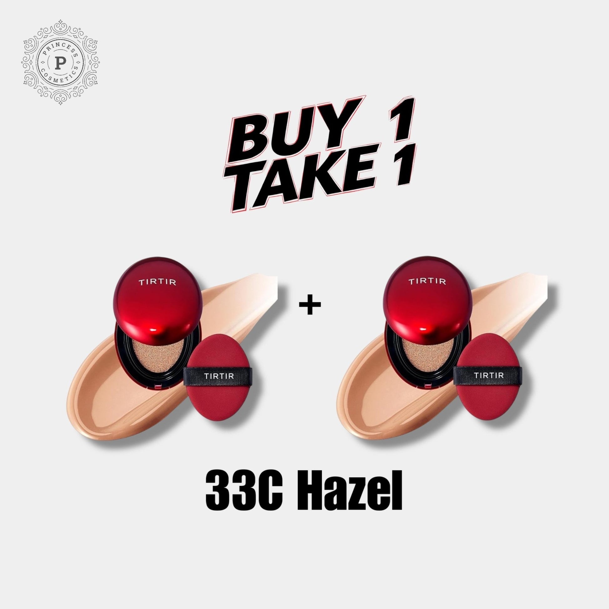 Tirtir Mask Fit Red Cushion. تيرتير قناع صالح وسادة حمراء - Princess Cosmetics Qatar