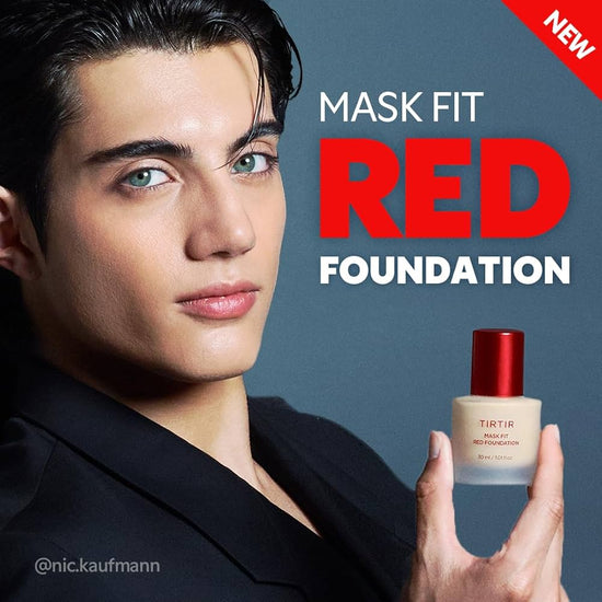 Tirtir Mask Fit Red Foundation 30ml كريم أساس تيرتير ماسك فيت ريد - Princess Cosmetics Qatar