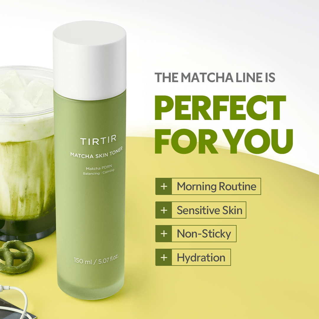 Tirtir Matcha Skin Toner 150ml تونر تيرتير ماتشا للبشرة - Princess Cosmetics Qatar