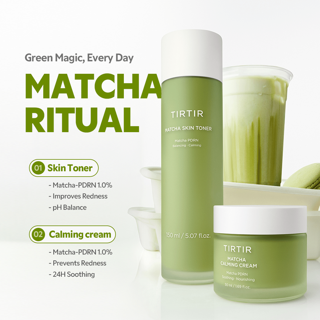 Tirtir Matcha Skin Toner 150ml تونر تيرتير ماتشا للبشرة - Princess Cosmetics Qatar